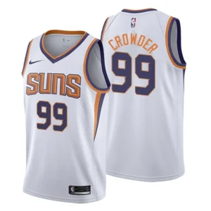 Phoenix Suns Associateion Edition Jersey Jae Crowder 99 White 2020-21