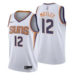 Phoenix Suns Associateion Edition Jersey Johnathan Motley 12 White 2020-21