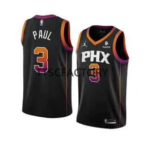 Phoenix Suns Chris Paul 3 Jordan 2022-23 Statement Edition Black Jersey Mens Swingman