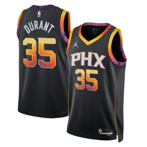 Phoenix Suns Jordan Statement Edition 2022-23 Swingman Jersey Black Version Kevin Durant 35 Mens