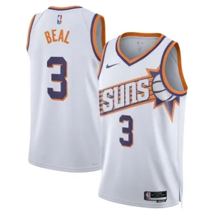 Phoenix Suns Nike Association Swingman Jersey - White - Bradley Beal