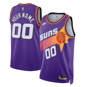 Phoenix Suns Nike Classic Edition Swingman Jersey - Field PurpleWhite - Custom