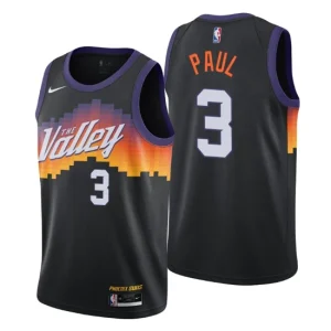 Phoenix Suns Swingman Chris Paul No. 3 City Edition Black Jersey