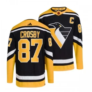 Pittsburgh Penguins Sidney Crosby 87 2022-23 Black Reverse Retro 2.0 Authentic - Men