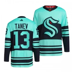 Seattle Kraken Brandon Tanev 13 2022-23 EisBlue Reverse Retro 2.0 Authentic - Men