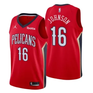 Statement Edition 16 James Johnson Swingman Red New Orleans Pelicans Jersey