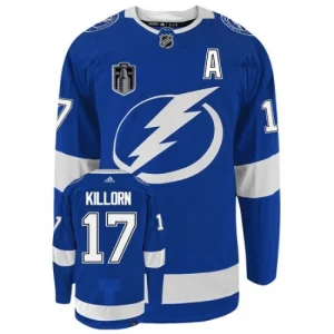 Tampa Bay Lightning Alex Killorn 17 Stanley Cup 2022 Blue Authentic - Men