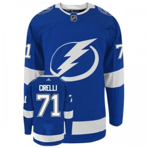 Tampa Bay Lightning Anthony Cirelli 71Authentic Stanley Cup 2022 Blue - Men