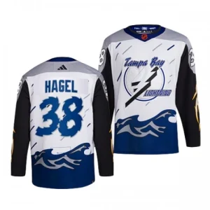 Tampa Bay Lightning Brandon Hagel 38 2022-23 White Reverse Retro 2.0 Authentic - Men