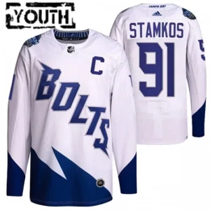 Tampa Bay Lightning Steven Stamkos 91 2022 Stadium Series Authentic - Kids