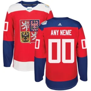 Team Czech Republic Customized Premier Red Away 2016 World Cup of Hockey