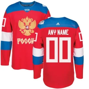 Team Russia Customized Premier Red Away 2016 World Cup of Hockey