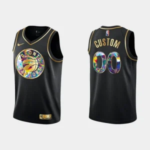 Toronto Raptors 2021-22 Black Golden Edition 75th Anniversary Diamond Swingman