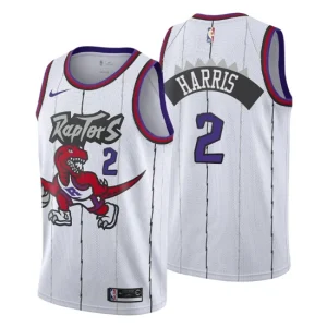 Toronto Raptors 2021 Hardwood Classics Jersey Jalen Harris 2 White