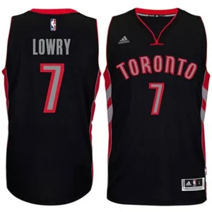 Toronto Raptors 7 Kyle Lowry 2014-15 New Swingman Alternative Black Jersey