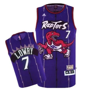 Toronto Raptors 7 Kyle Lowry 2014-15 New Swingman Road Purple Jersey