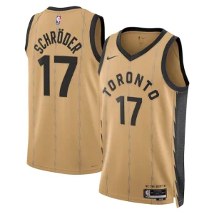 Toronto Raptors Dennis Schröder 17 Nike City Edition Swingman Jersey 2023 24