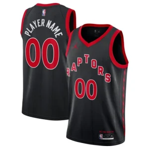 Toronto Raptors Jordan Statement Edition 2022-23 Swingman Jersey Black Version Custom Mens