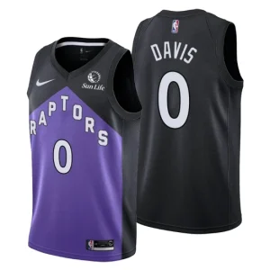 Toronto Raptors NO. 0 Terence Davis Earned Edition Purple Jersey