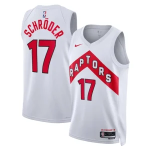 Toronto Raptors Nike Association Edition Swingman Jersey - White - Dennis Schröder