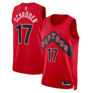 Toronto Raptors Nike Icon Edition Swingman Jersey - Black - Dennis Schröder