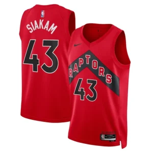 Toronto Raptors Nike Icon Edition Swingman Jersey - Red - Pascal Siakam