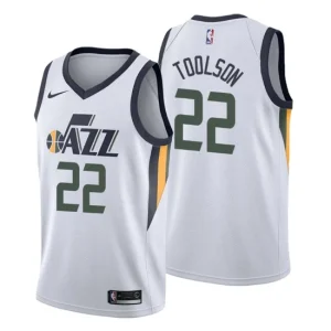 Utah Jazz Associateion Edition Jersey Jake Toolson 22 White