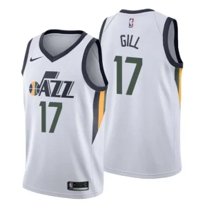 Utah Jazz Associateion Edition Jersey Romaro Gill 17 White