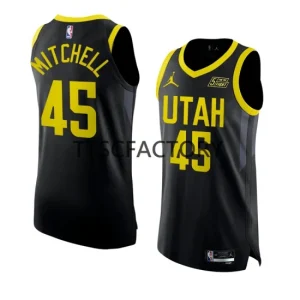 Utah Jazz Donovan Mitchell 45 Nike 2022-23 Statement Edition Black Jersey Mens Swingman