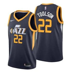 Utah Jazz Icon Edition Jersey Jake Toolson 22 Black