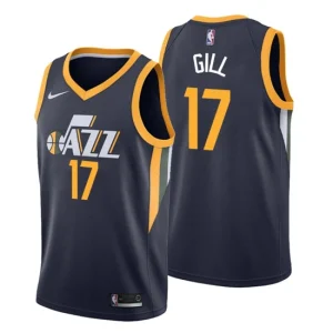 Utah Jazz Icon Edition Jersey Romaro Gill 17 Black