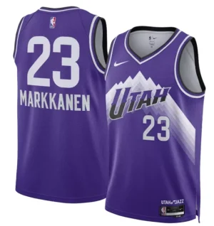 Utah Jazz MARKKANEN 23 Swingman NBA Jersey - City Edition 2023 24