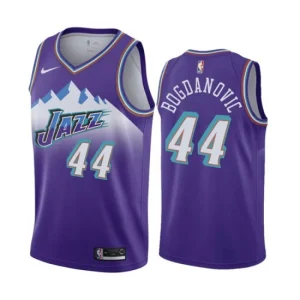 Utah Jazz Nike Bojan Bogdanovic 44 Purple Version Classic Edition 2022-23 Swingman Jersey Mens