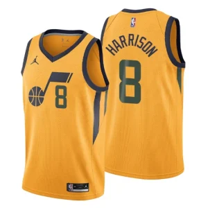 Utah Jazz Statement Edition Jersey Shaquille Harrison 8 Orange 2020-21