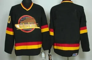 Vancouver Canucks Customized Black CCM Jersey