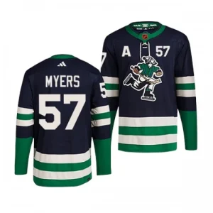 Vancouver Canucks Tyler Myers 57 2022-23 Navy Reverse Retro 2.0 Authentic - Men