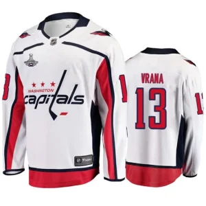 Washington Capitals 13 Jakub Vrana  White 2019 Stanley Cup