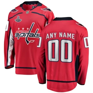 Washington Capitals 2018 Stanley Cup Champions Home Breakaway Custom Jersey