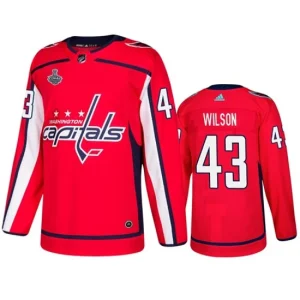 Washington Capitals 43 Tom Wilson  Red 2019 Stanley Cup Final