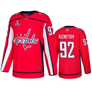 Washington Capitals 92 Evgeny Kuznetsov  Red 2019 Stanley Cup