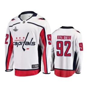 Washington Capitals 92 Evgeny Kuznetsov  White 2019 Stanley Cup