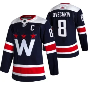 Washington Capitals Alexander Ovechkin Navy 2020-21 Alternate Third Authentic