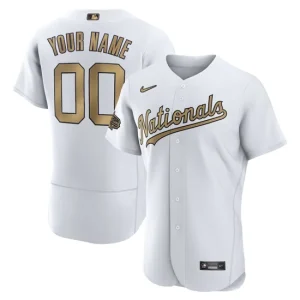 Washington Nationals Nike 2022 MLB All-Star Game Authentic Custom Jersey - White