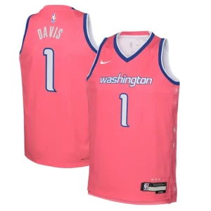 Washington Wizards Nike City Edition Swingman Jersey 22 - Pink - Johnny Davis - Youth