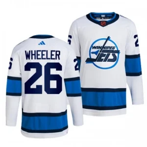 Winnipeg Jets Blake Wheeler 26 2022-23 White Reverse Retro 2.0 Authentic - Men