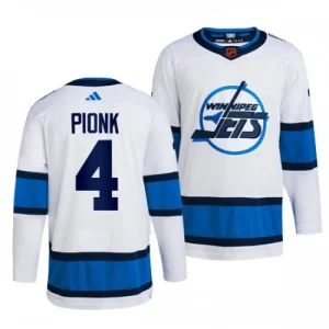 Winnipeg Jets Neal Pionk 4 2022-23 White Reverse Retro 2.0 Authentic - Men