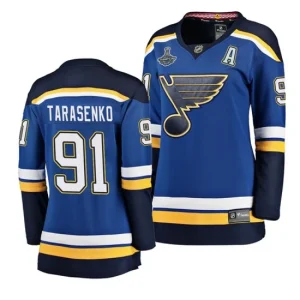 Women Blues Vladimir Tarasenko 2019 Stanley Cup Champions