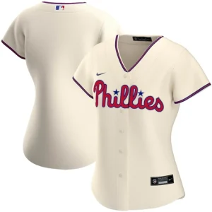 Women s Philadelphia Phillies Nike Cream Alternate Team Jersey