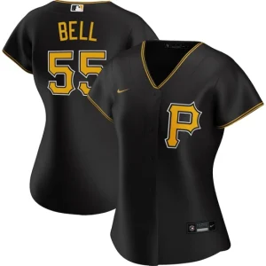 Women s Pittsburgh Pirates Josh Bell Nike Black Alternate 2020 Player Jersey