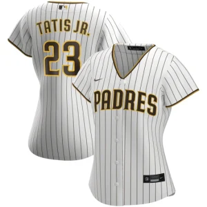 Women s San Diego Padres Fernando Tatís Jr. Nike White Brown Home Player Jersey